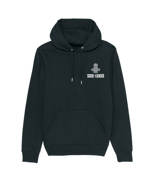 Unisex Hoodie "Strong Soul Strong Vibes" Schwarz