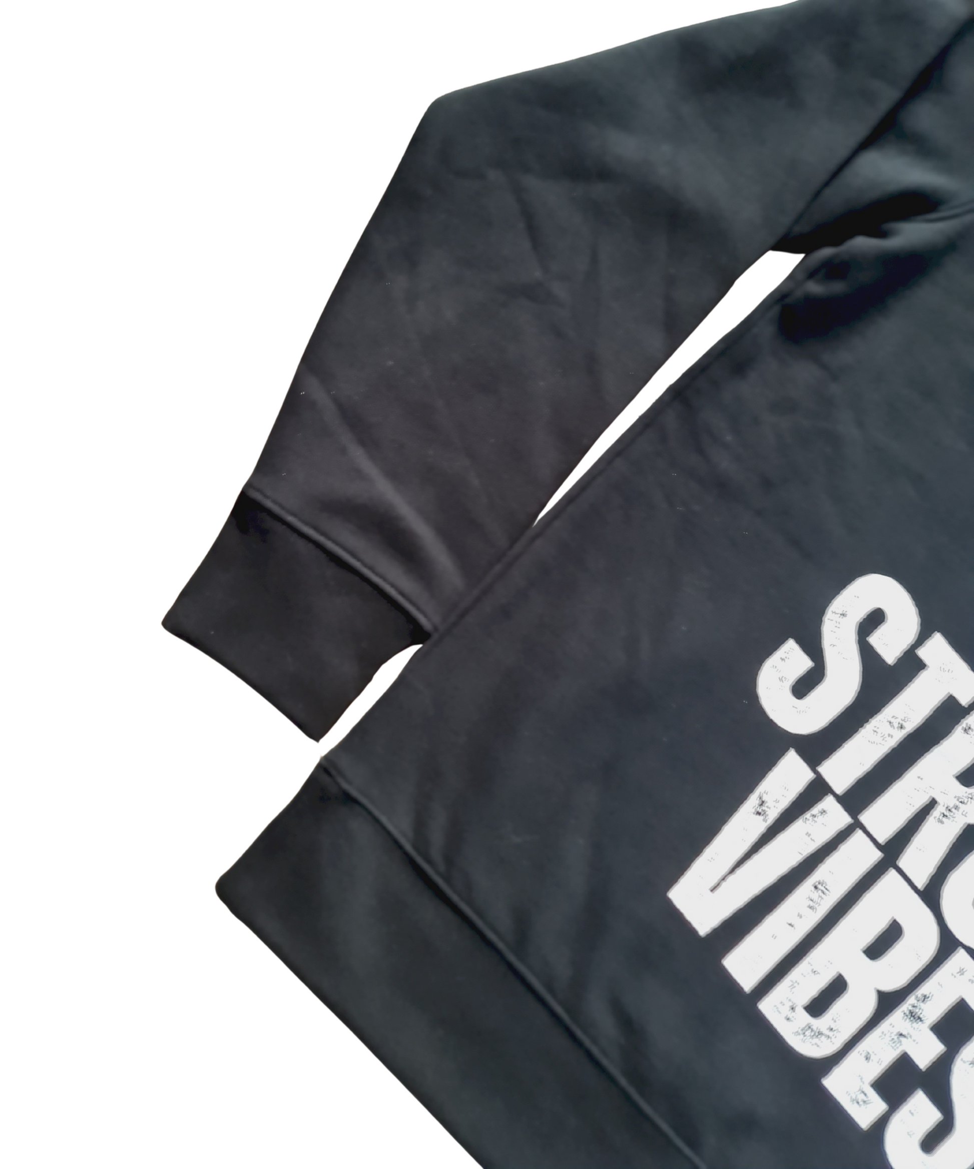 Unisex Hoodie "Strong Soul Strong Vibes" Schwarz